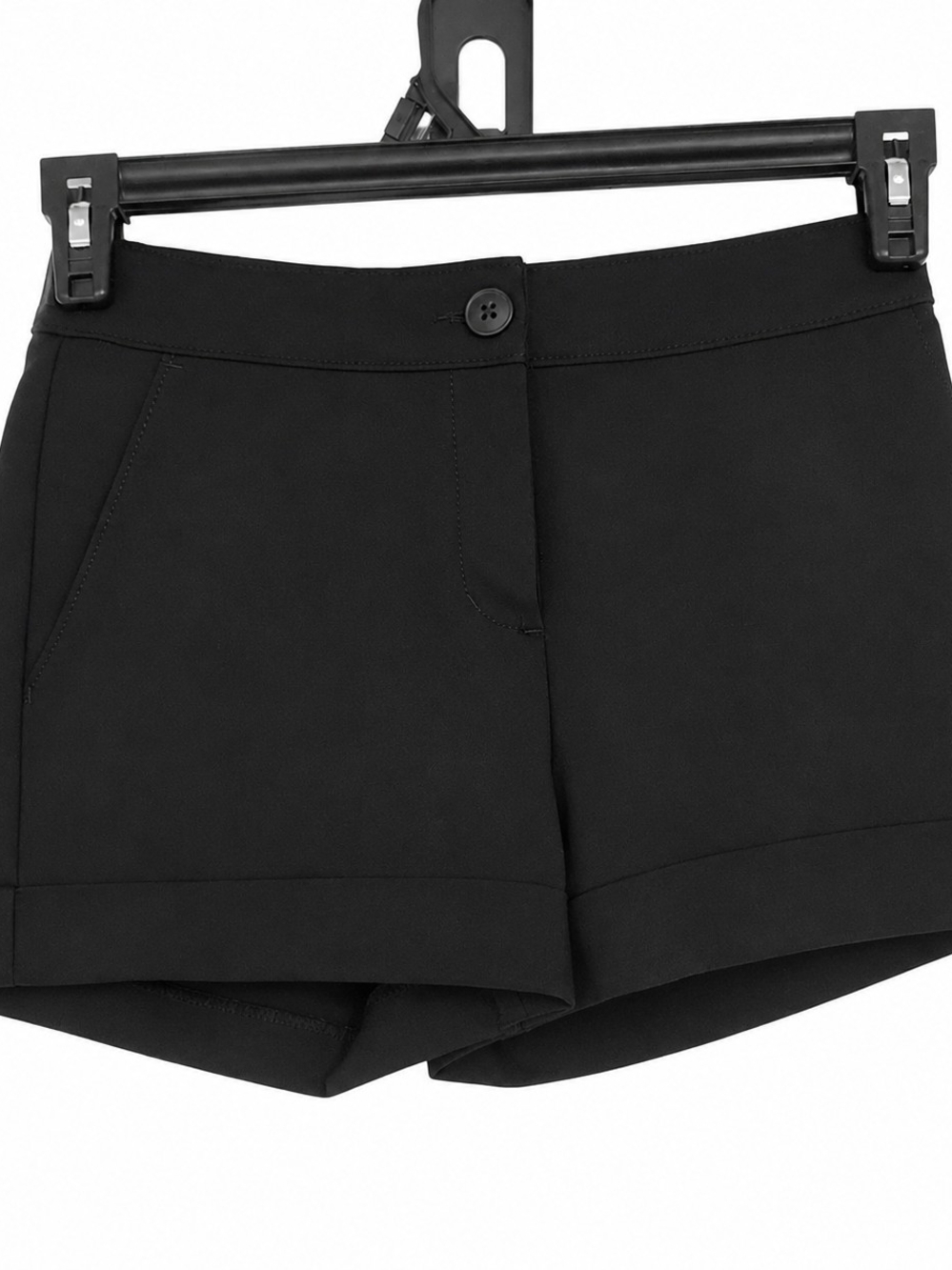 Express Black High-Waist Tailored Shorts NWT.
